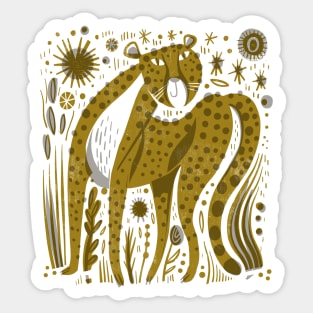 Cheetah Sticker